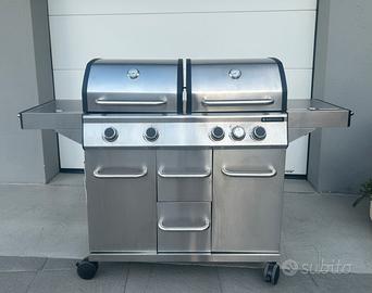 Barbecue a gas NATERIAL 4 bruciatori