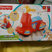 Scooter del cagnolino Fisher Price NUOVO