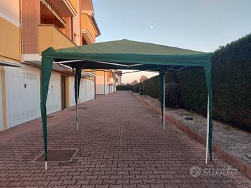 Gazebo da giardino 3x3 verde
