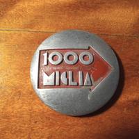Automobilismo MILLE MIGLIA dischetto in lega di al