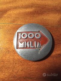 Automobilismo MILLE MIGLIA dischetto in lega di al