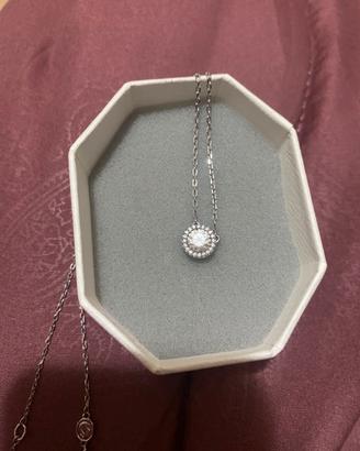 collana Swarovski stilla pendant round