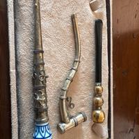 Bocchini e pipa argento collezione - pezzi rari