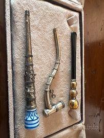 Bocchini e pipa argento collezione - pezzi rari