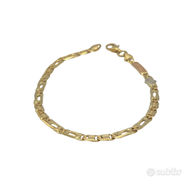 Bracciale da uomo realizzato in oro giallo 18kt
