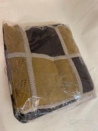 Coperta patchwork a maglia