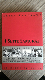 I sette samurai di Kurosawa dvd e libro biografia