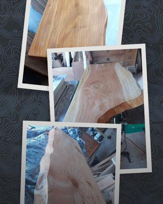 Arredamento artigianale con legno pregiati