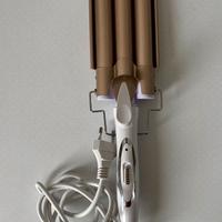 Piastra onde capelli Reyke 22 mm bianco/oro