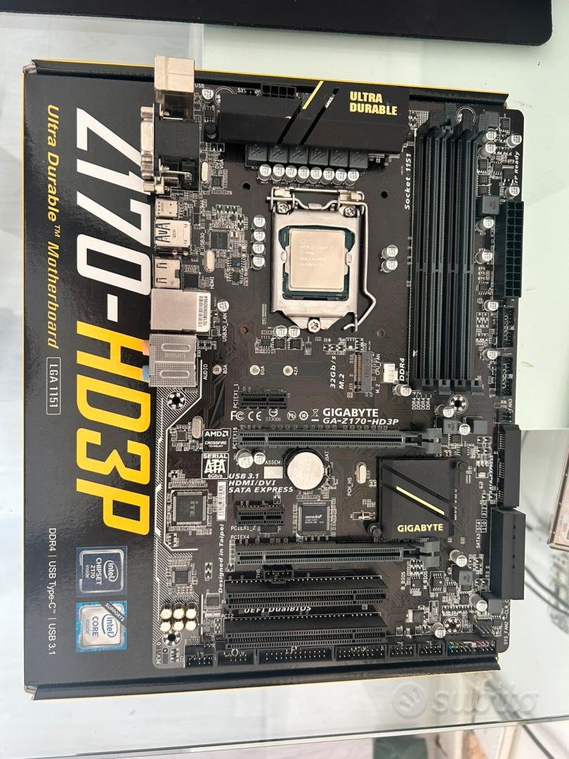 Scheda madre GA-z170-hd3p intel i7 6700 - Informatica In vendita a