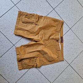 shorts pantaloncini gialli con tasconi tgl 54