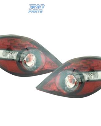 FANALI PEUGEOT 207 CC 06-12 LED ROSSO CROMATO