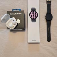 galaxy watch 6 e galaxy buds 2 pro