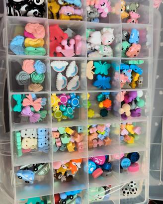Lotto di accessori per catenelle porta ciuccio