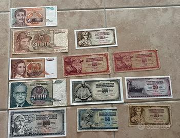 Banconote Jugoslavia