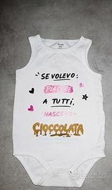 body neonato personalizzato 