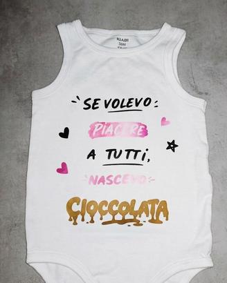 body neonato personalizzato 