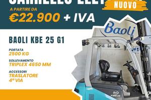 Carrello elevatore elettrico nuovo Baoli KBE-25 G1
