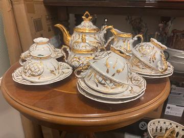 Servizio da Te' vintage  porcellana e oro BAVARIA 