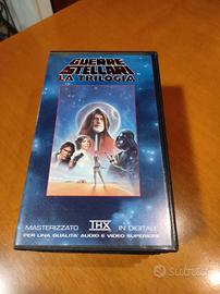 trilogia guerre stellari in VHS thx