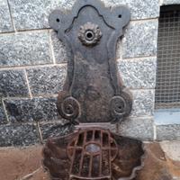 fontanella da giardino in ghisa