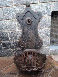 fontanella da giardino in ghisa