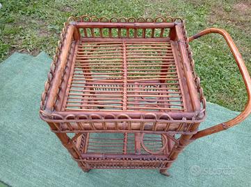 Carrello portavivande Bamboo Tito Agnoli Bonacina