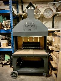 Barbecue SCINTILLA a legna
