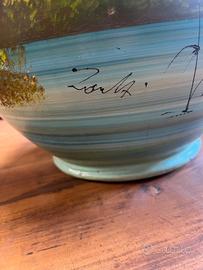 vaso dipinto a mano 