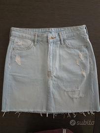 Minigonna jeans