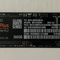 SSD SAMSUNG 970 EVO PLUS M.2 500 GB, NVMe PCIe