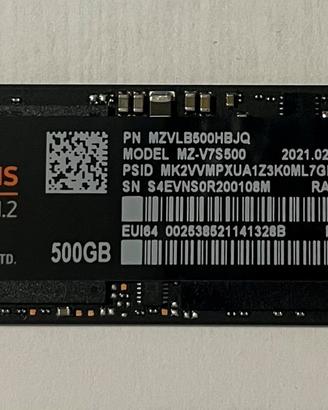SSD SAMSUNG 970 EVO PLUS M.2 500 GB, NVMe PCIe