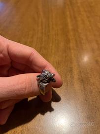Anello lupo uomo