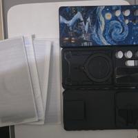 Cover Samsung Starry Night+2 Cover Neri, pellicole