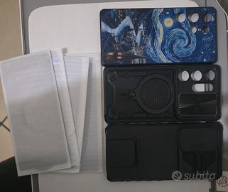 Cover Samsung Starry Night+2 Cover Neri, pellicole