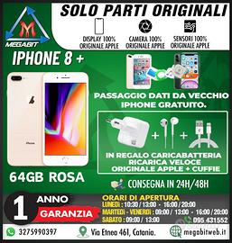 Iphone 8+ 64gb oro - totalmente originale