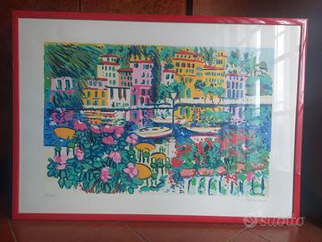 A. FACCINCANI Serigrafia - Portofino - 100x70