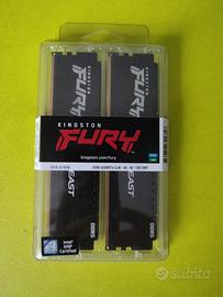 Memoria Ram Kingston FURY Beast DDR5 32GB(2x16GB)