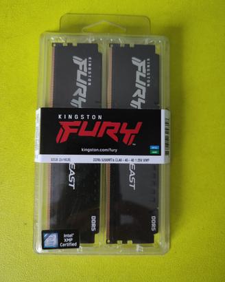 Memoria Ram Kingston FURY Beast DDR5 32GB(2x16GB)
