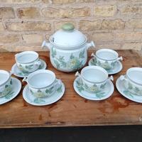 Set  consommé porcellana bavarese  Sherzer Bavaria