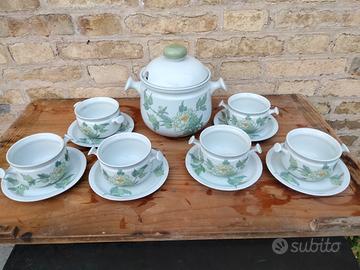 Set  consommé porcellana bavarese  Sherzer Bavaria