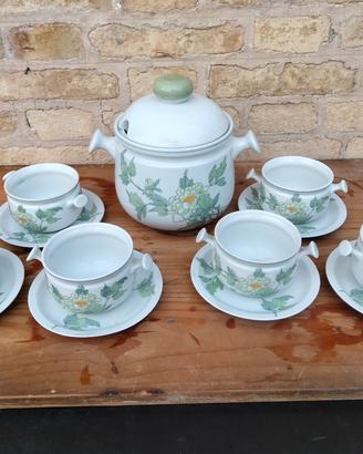 Set  consommé porcellana bavarese  Sherzer Bavaria