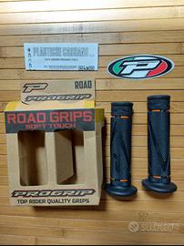 PROGRIP MANOPOLE FORATE 22/25 MM NERO ARANCIO