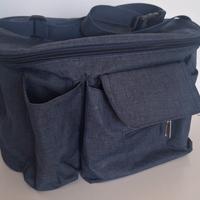 Borsa passeggino blu