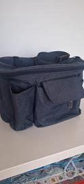 Borsa passeggino blu
