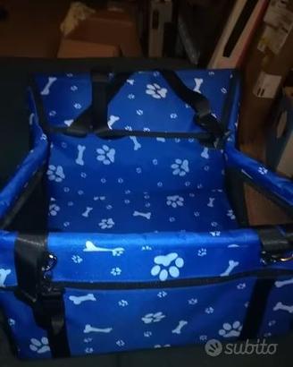 trasportino Pieghevole per auto cani/gatti
