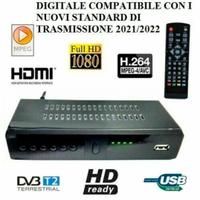 DECODER RICEVITORE DIGITALE TERRESTRE DVB-T3 TV SC