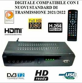 DECODER RICEVITORE DIGITALE TERRESTRE DVB-T3 TV SC