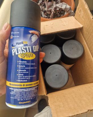 PlastiDip 6 bombolette nero opaco