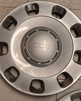 borchie copri cerchio fiat 500 14 pollici